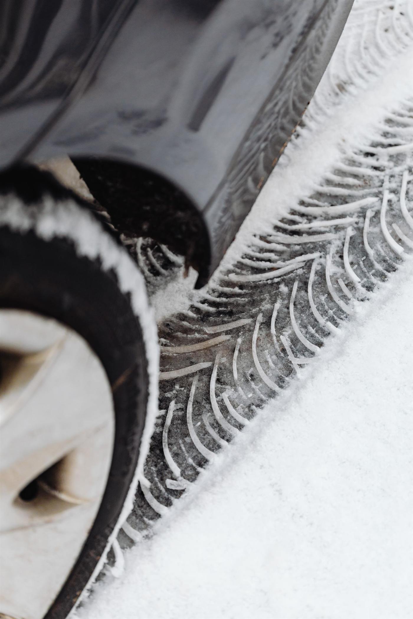 Gros plan sur un pneu hiver (photo d’illustration)